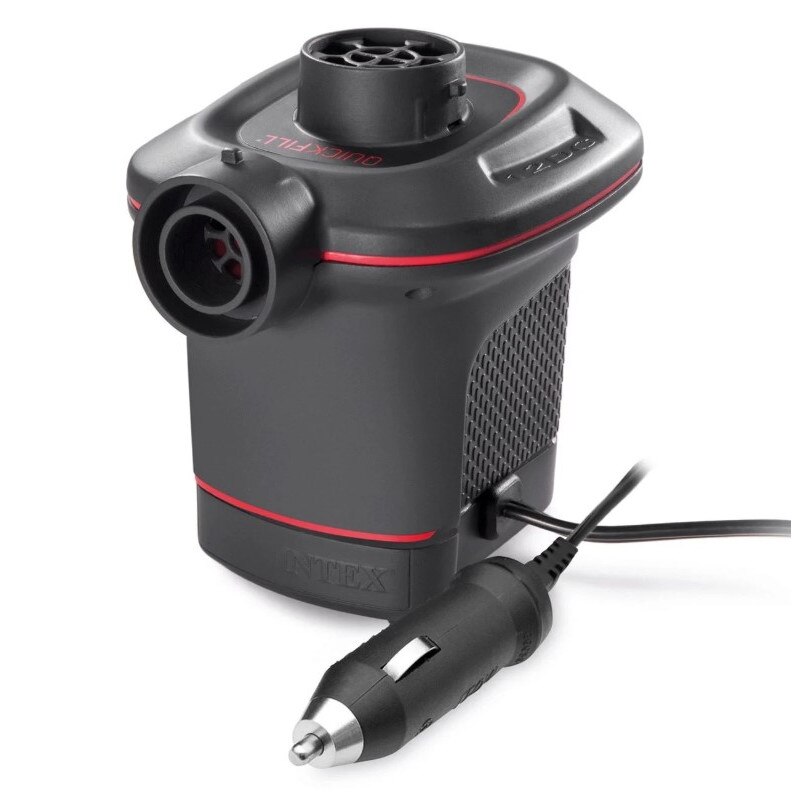 Pompa electrica, Intex, cu adaptor de masina, 12 v