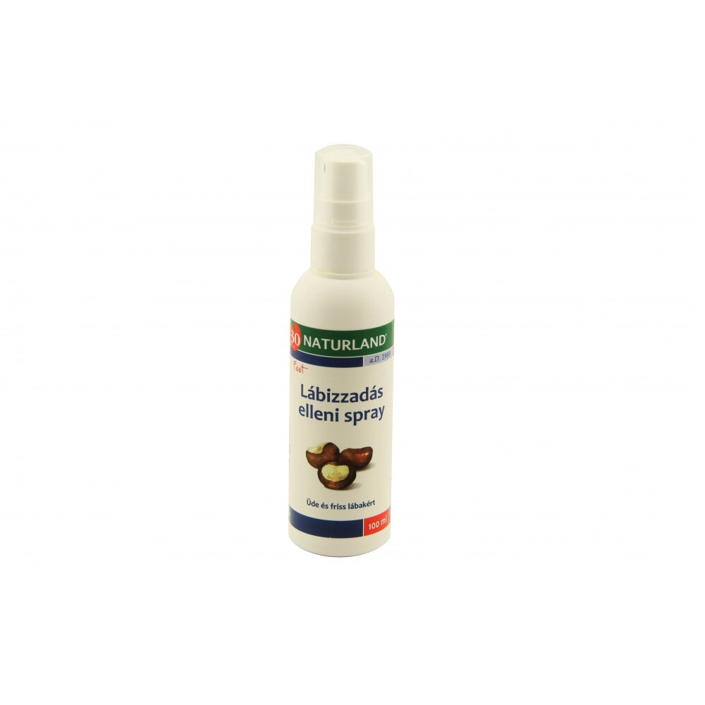 Spray anti-transpirant, Naturland, pentru picioare, 100 ml