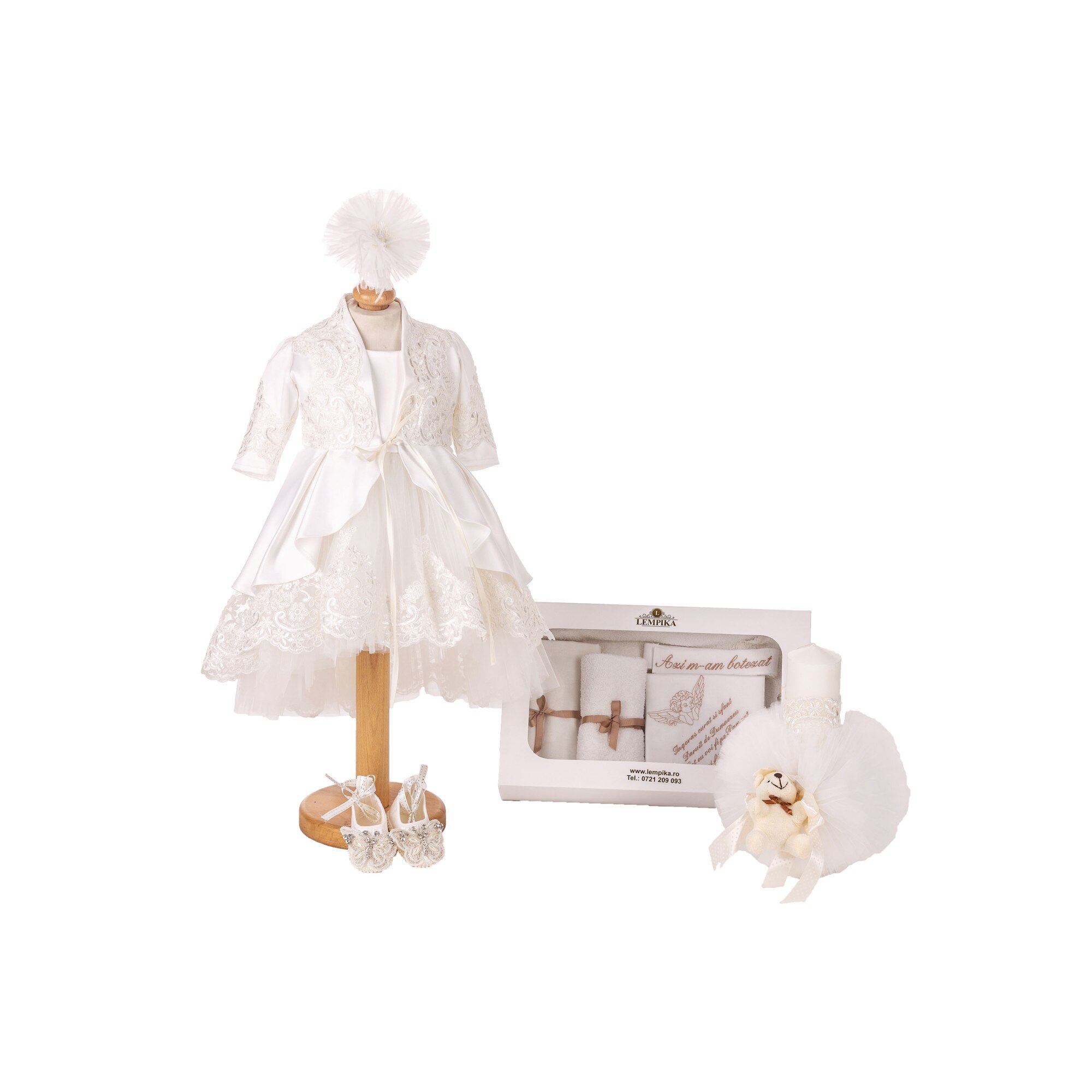 Set Botez Lempika Bebe Alberta, 6 piese, 6-9luni