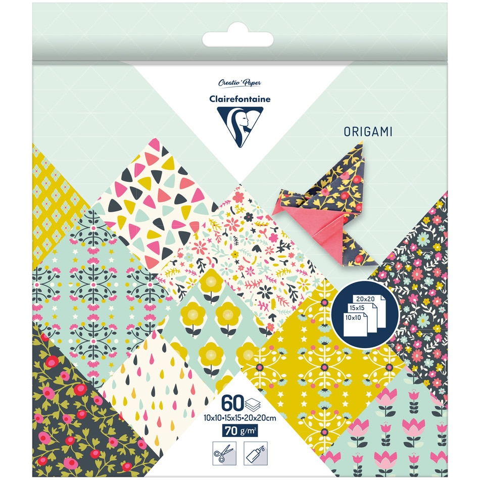 Set creatie Clairefontaine - Origami Flowers