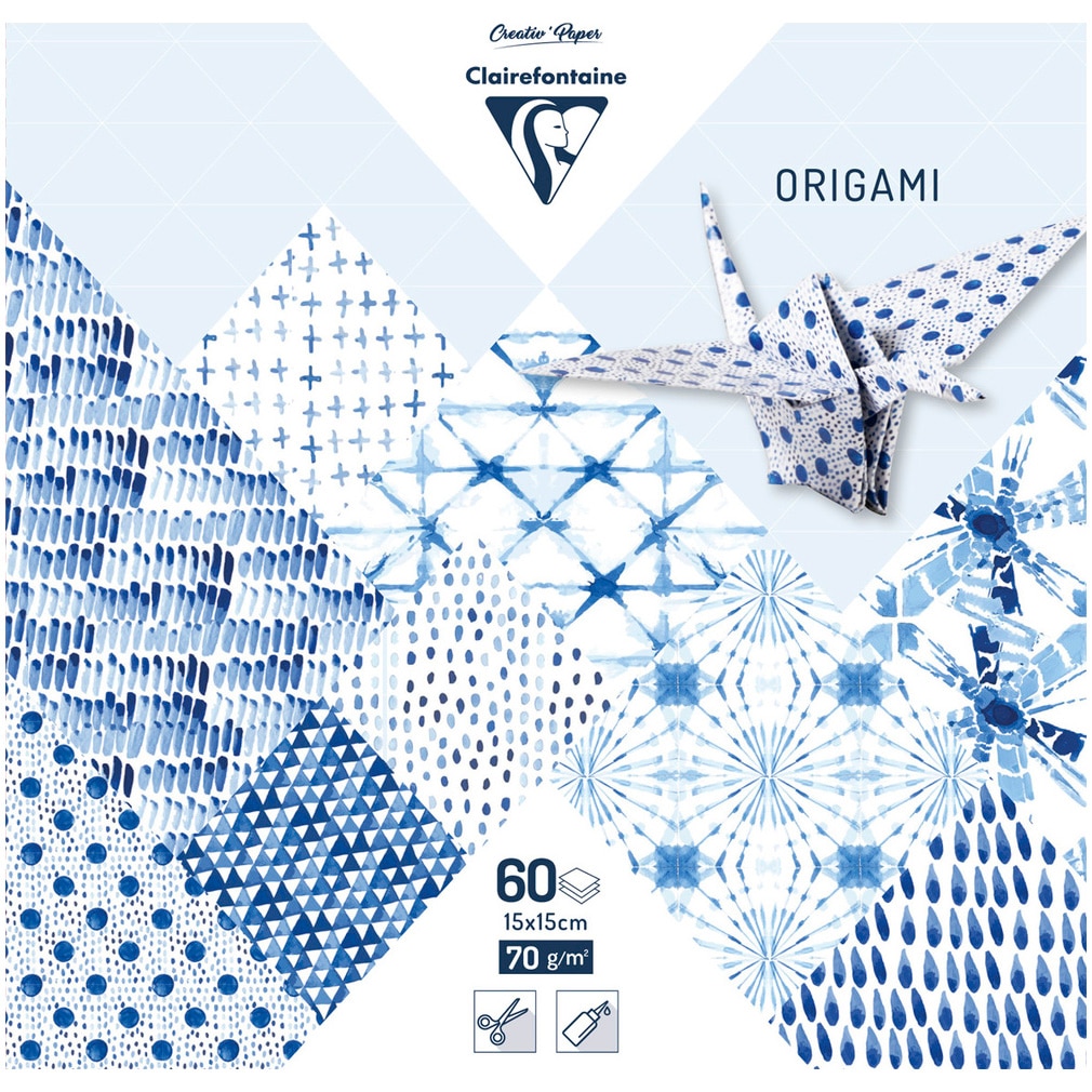 Set creatie Clairefontaine - Origami Shibori