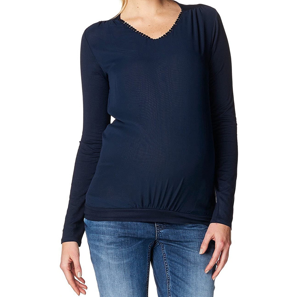 Bluza gravide Esprit, bleumarin, marimea M