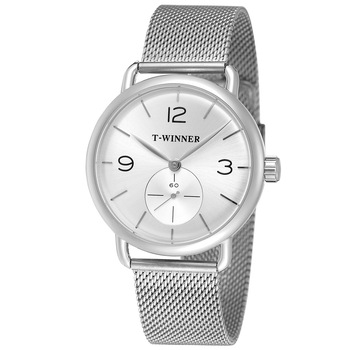 Ceas Unisex Luxury T-Winner , Mecanic / Automat + Cutie , Geam Cristal Mineral / Hardlex BTG-WRG10488166M4S2 Ceas Unisex Luxury T-Winner , Mecanic / Automat + Cutie , Geam Cristal Mineral / Hardlex BTG-WRG10488166M4S2