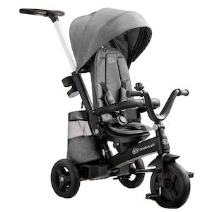 Tricicleta Kinderkraft Easytwist, gri