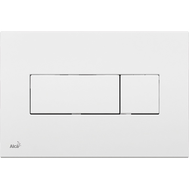 Clapeta de actionare pentru rezervor incastrat, Alca Plast, alb, M370