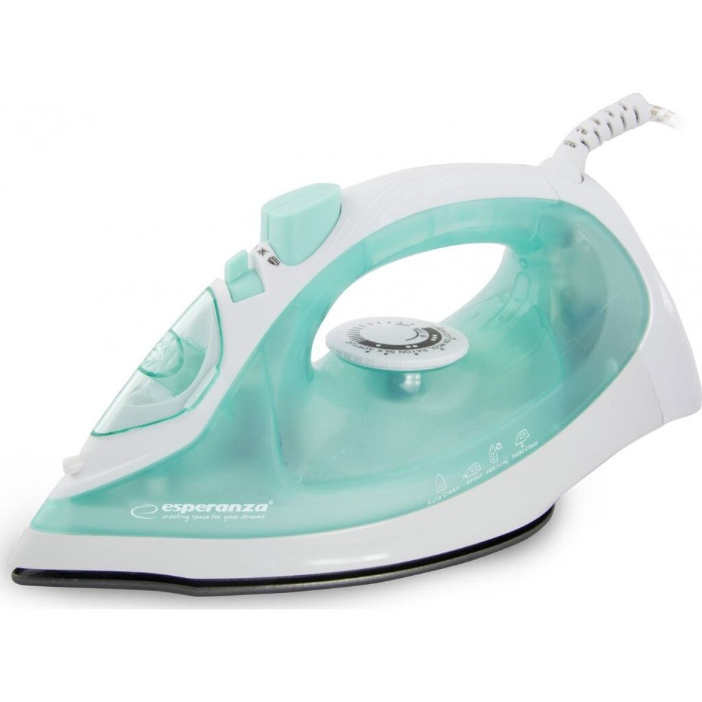 Fier de calcat Esperanza EHI005, 2200 W, Alb/Turcoaz