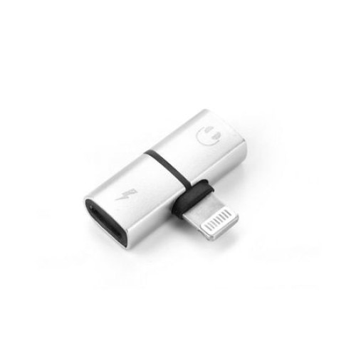 Adaptor Lightning MyStyle 2in1 pentru incarcare si conectare casti