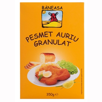 Pesmet auriu granulat Baneasa, in cutie carton, 350 g Pesmet auriu granulat Baneasa, in cutie carton, 350 g