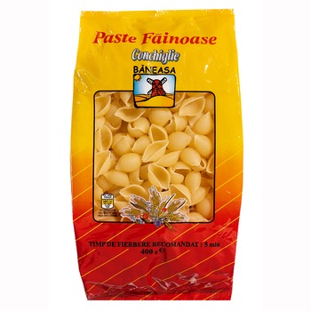 Paste Conchiglie Baneasa, 400 g Paste Conchiglie Baneasa, 400 g