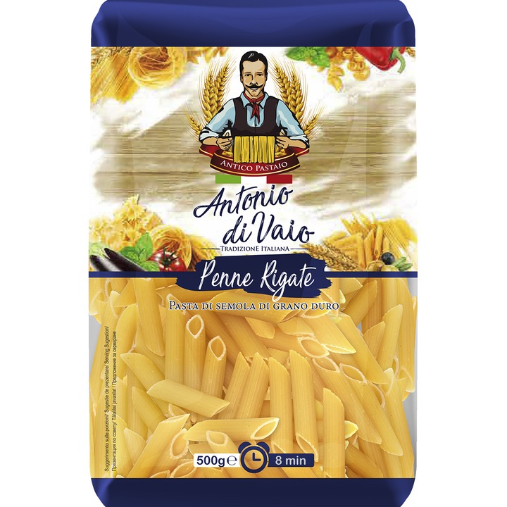 Antonio di Vaio durumbúza penne tészta, 500 g
