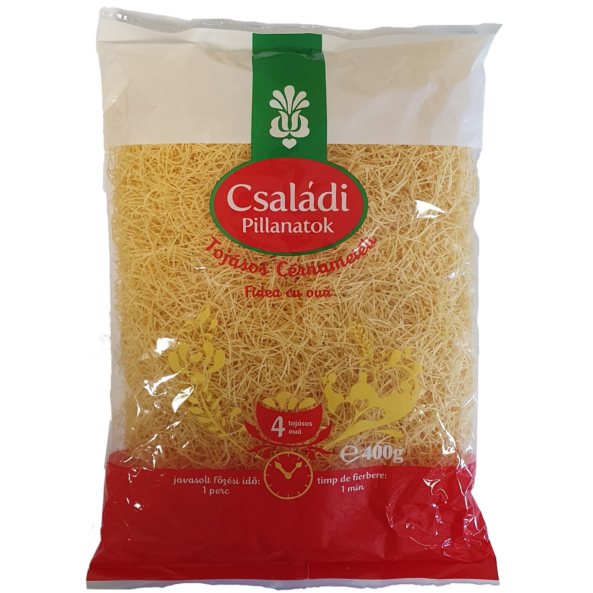 Paste fidea scurta cu 4 oua Csaladi, oua 400 g