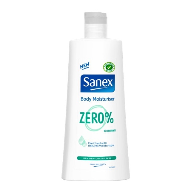 Lotiune hidratanta pentru piele uscata Sanex Zero% Dry Skin, 400 ml