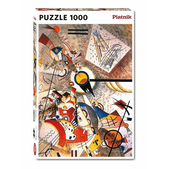Пъзел Piatnik "Василий Кандински - Оживен акварел", 1000 части, размер 68 х 48 см