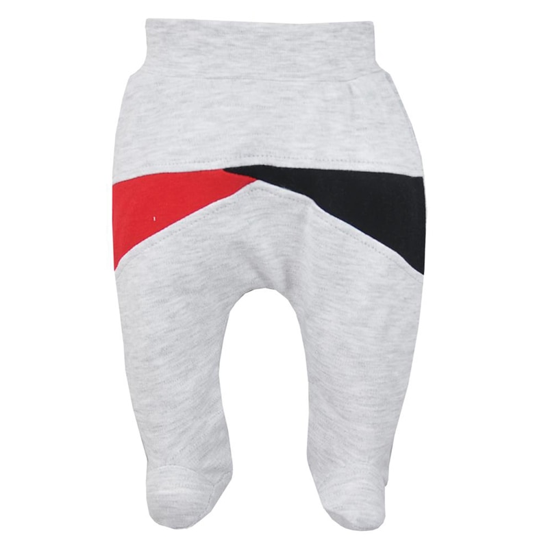 Pantaloni cu botosei pentru baieti Koala Hero 07-684G, Gri, Gri, 62 CM