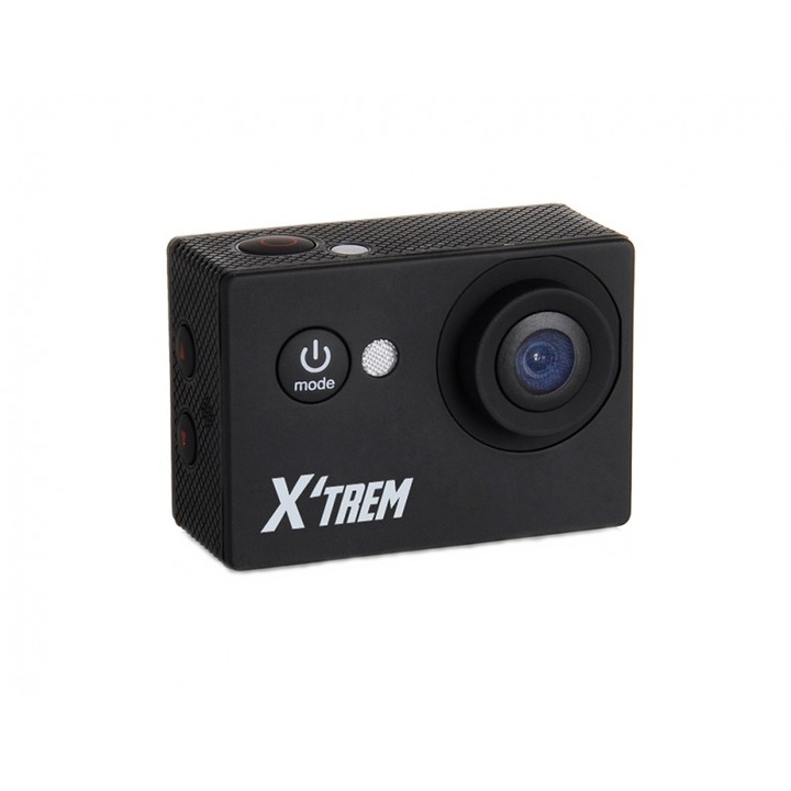 Camera video sport, Storex, CSD122+, HD 720P, rezistenta la apa, ecran 2 inch, negru