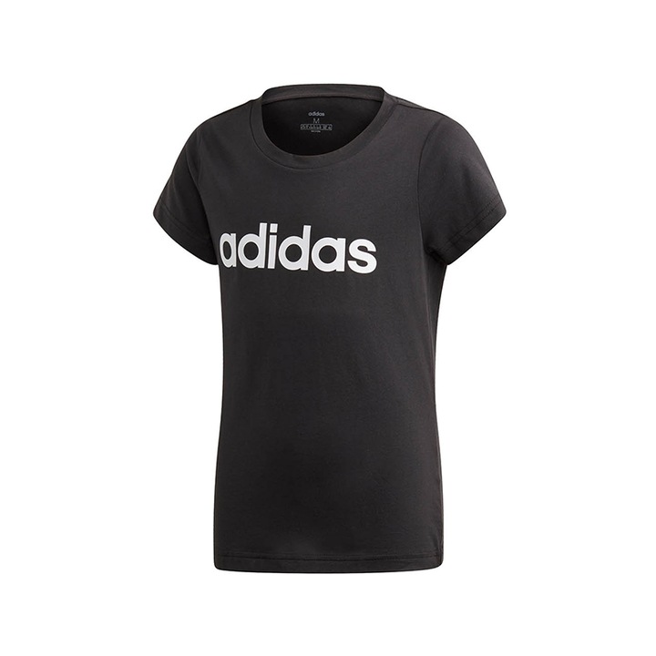 Тениска Adidas YG Essentials JR EH6173, момичета, черна, 134 CM стандарт