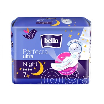 Absorbante menstruatie BELLA Perfecta Night 7 buc Absorbante menstruatie BELLA Perfecta Night 7 buc