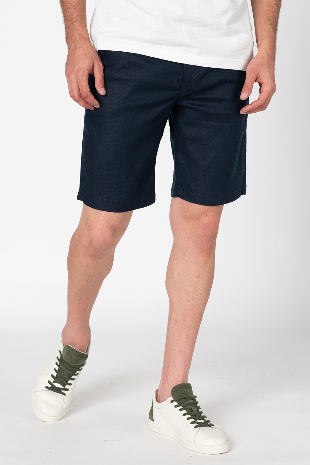 United Colors of Benetton, Pantaloni chino scurti de in, Bleumarin, 50