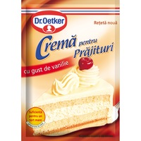 Pachet: 3 x Crema pentru prajituri cu gust de vanilie Dr. Oetker, 50G