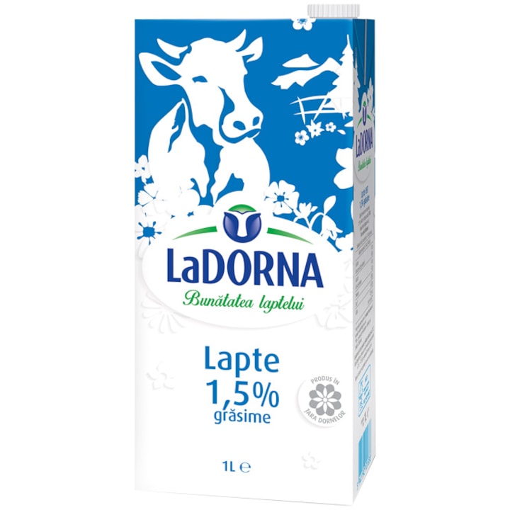 Lapte UHT 1.5% La Dorna, 1l