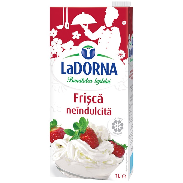 Smantana UHT pentru frisca 32% La Dorna, 1l