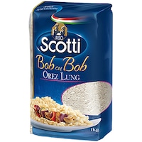Pachet: 2 x Orez bob lung Riso Scotti, 1kg