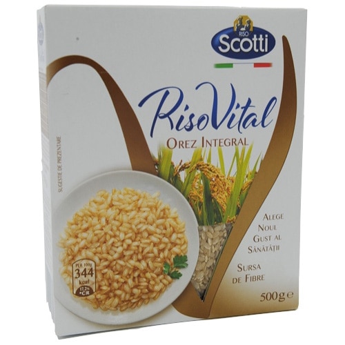 Orez Prefiert Integral 500 g, gata in 10 minute, ideal pentru risottto, salate, garnituri