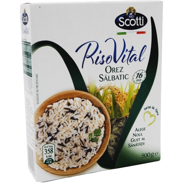 Orez salbatic Riso Scotti, 500g