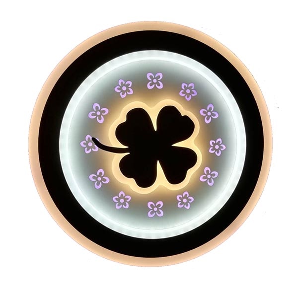 Lustra led moderna ultra Slim schelet alb, L8105 Diametru 200mm