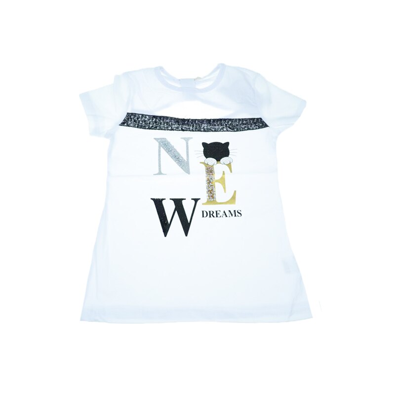 Tricou pentru fete Happy House WB-2775-2, Alb