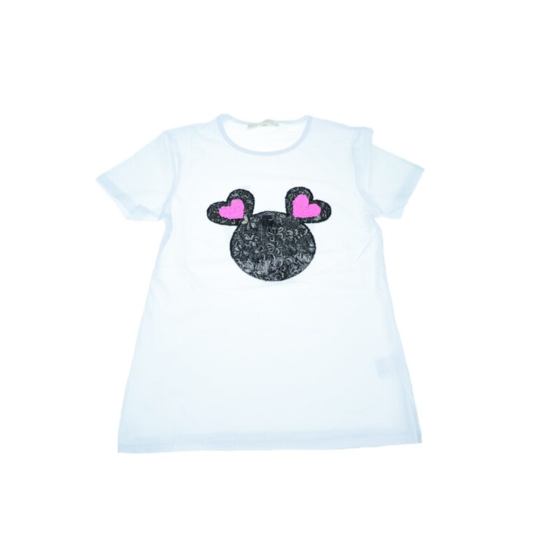 Tricou pentru fete Happy House Minnie Mouse WB-278A, Alb