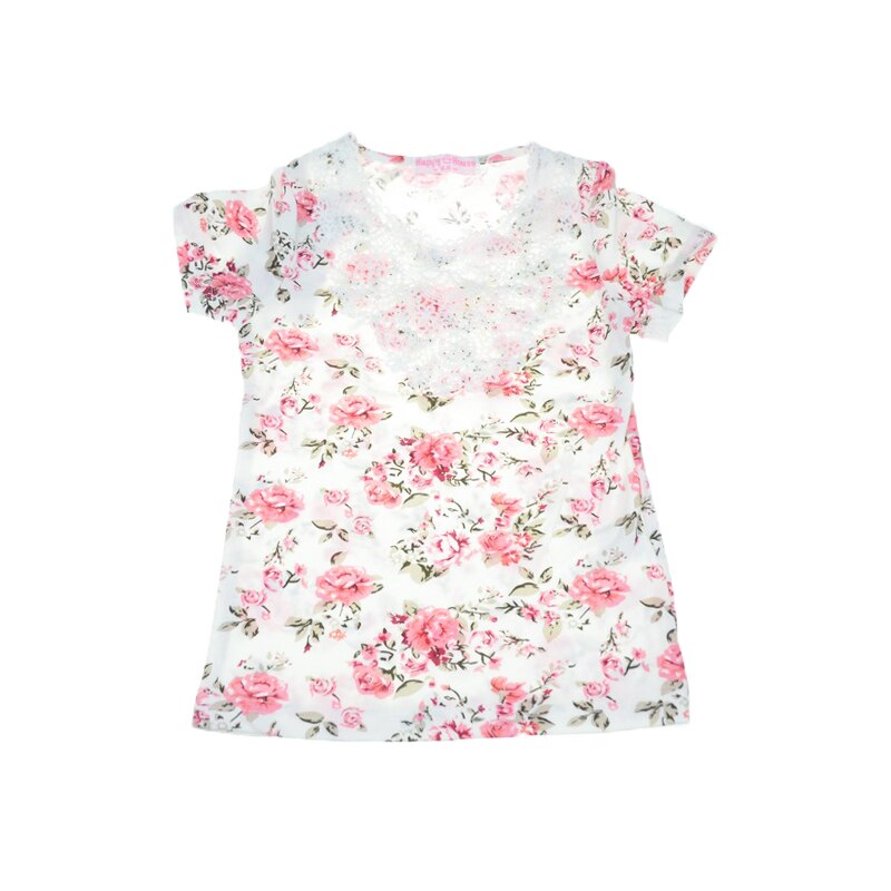 Tricou pentru fete Happy House CVC-1550-3, Multicolor