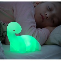 Lampa de veche tip dinozaur LED multicolor BellFyd®, jucarie si decoratiune camera copii