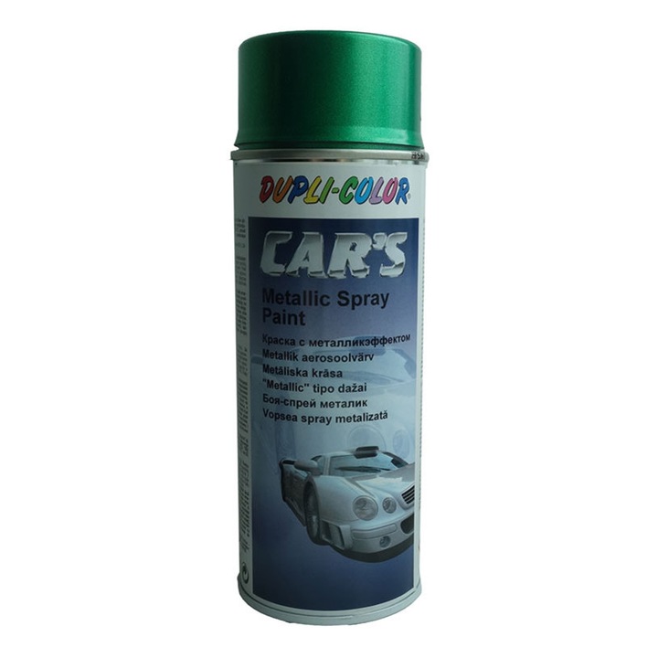 Spray vopsea Mark.B7 Dupli Color Car's 400ml, Acrilic, Verde Metalizat
