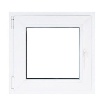 Fererastra PVC profil 6 camere, TECO, alba, 500x500 mm stanga, oscilobatant Fererastra PVC profil 6 camere, TECO, alba, 500x500 mm stanga, oscilobatant