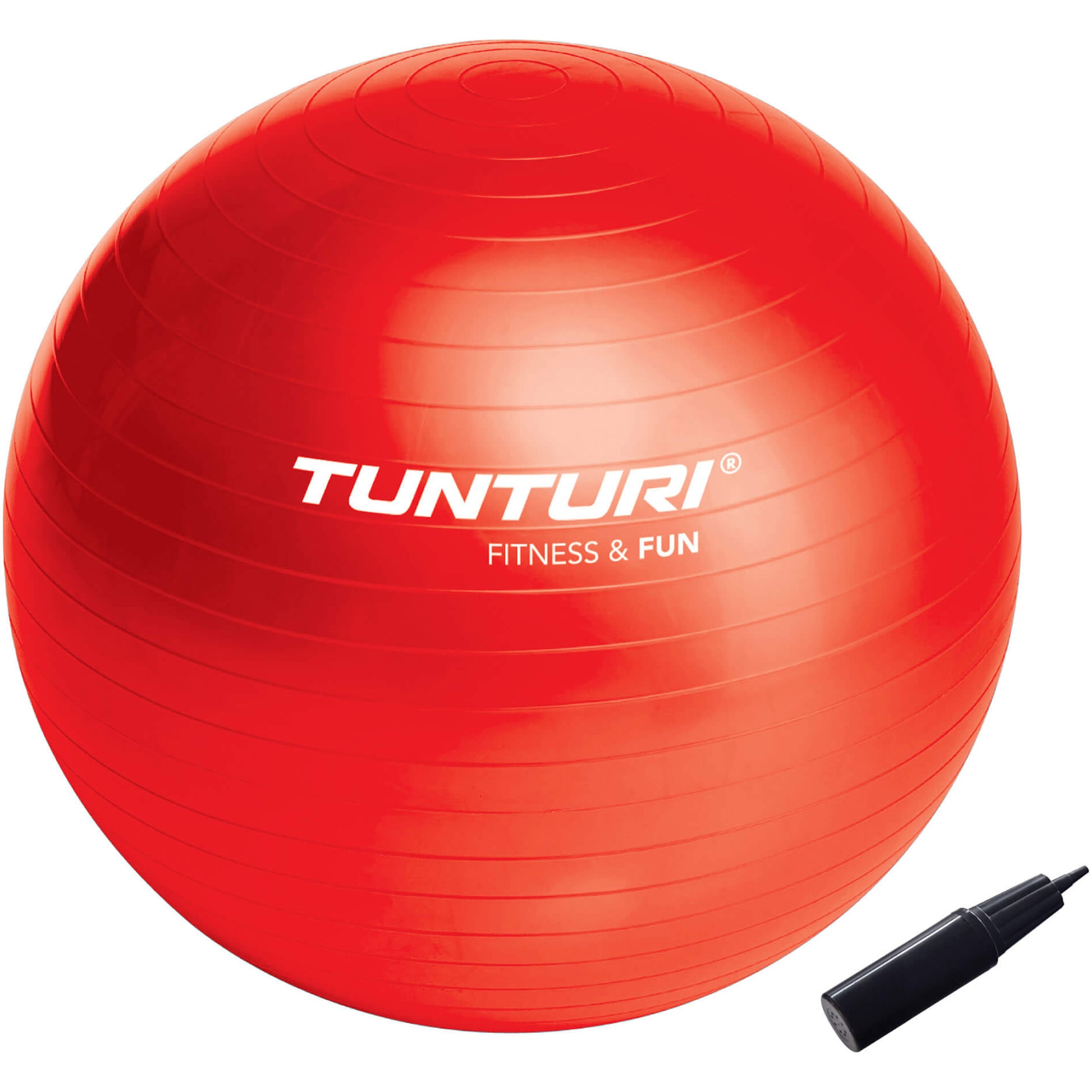 Minge fitness Tunturi, 65cm, rosu