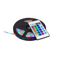 banda led cu silicon  color rgb  cu telecomanda si alimentator lungime 5 m imagen 13_0_
0