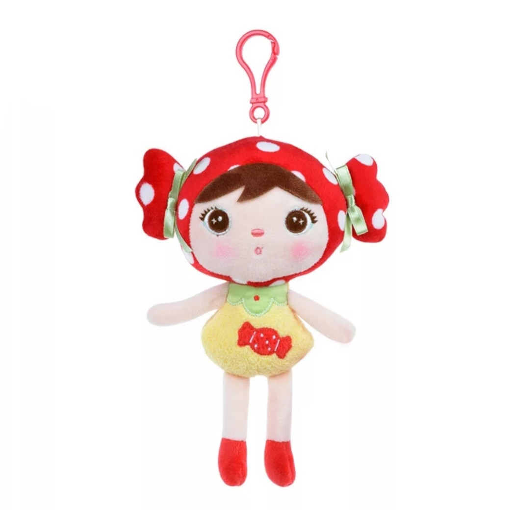 Papusa personalizata Metoo, model Candy mini rosu, 22 cm