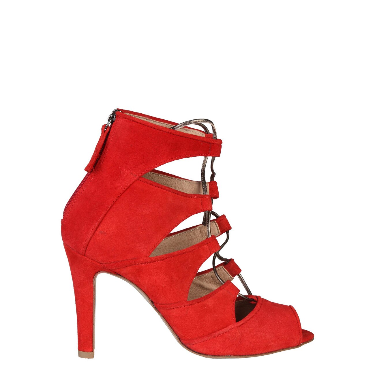 Sandale femei V 1969 model Estelle, Rosu