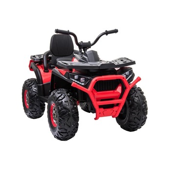ATV Electric cu acumulator pentru copii NOVOKIDS™ Desert Rider , Cu faruri luminoase, Roti din Cauciuc EVA, 3-12 ani , max 50 kg , 2 Baterii de 12V, Mp3/USB, 2 Viteze, Lungime 111 cm, Model Offroad, Rosu cu Negru ATV Electric cu acumulator pentru copii NOVOKIDS™ Desert Rider , Cu faruri luminoase, Roti din Cauciuc EVA, 3-12 ani , max 50 kg , 2 Baterii de 12V, Mp3/USB, 2 Viteze, Lungime 111 cm, Model Offroad, Rosu cu Negru