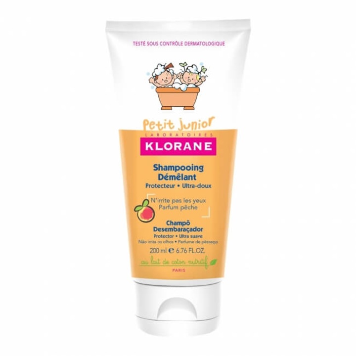Sampon cu aroma de piersica, Klorane Junior, 200ml