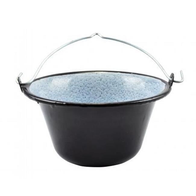 Ceaun pentru servire, emailat, 0.8 L, negru, Perfect Home