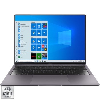 Laptop ultraportabil Huawei MateBook X Pro 2020 cu procesor Intel® Core™ i5-10210U pana la 4.20 GHz, 13.9 Laptop ultraportabil Huawei MateBook X Pro 2020 cu procesor Intel® Core™ i5-10210U pana la 4.20 GHz, 13.9