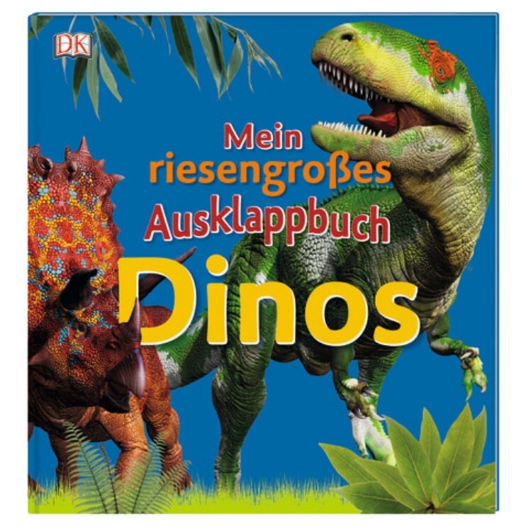 Marea mea carte plianta, Mein riesengroßes Ausklappbuch. Dinos, dk, 3+
