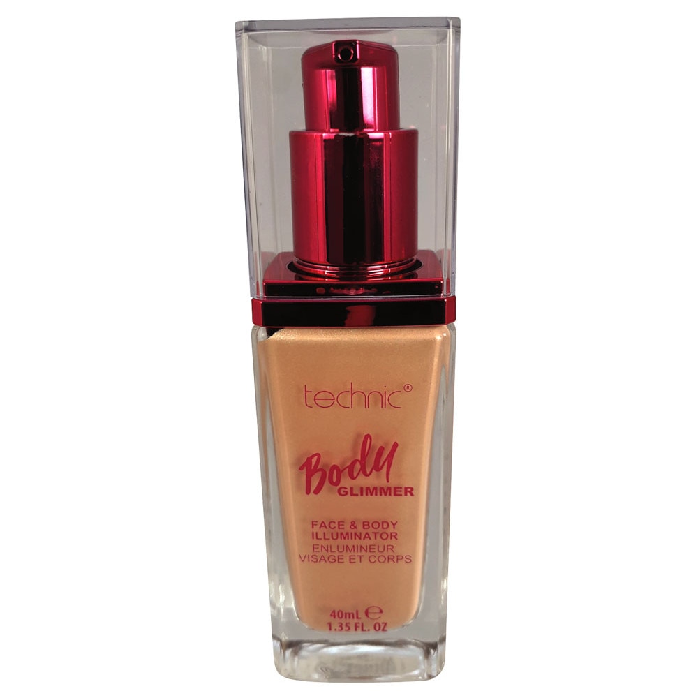 Iluminator Pentru Fata Si Corp Technic Body GLIMMER Illuminator, SUNRISE, 40 ml