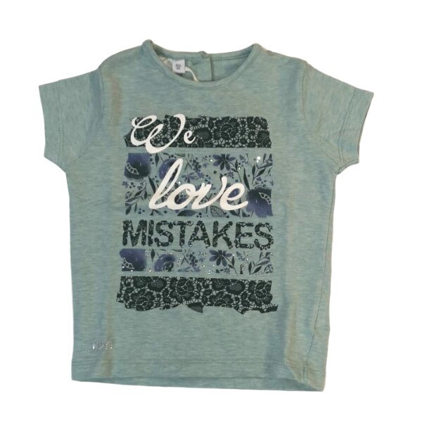 Tricou fete IDO, 18 luni, verde