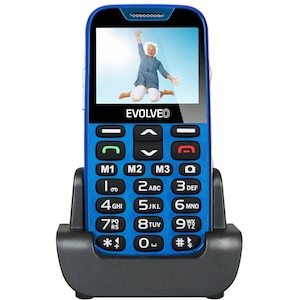 Telefon pentru varstnici Evolveo EasyPhone XD, EP600, Albastru