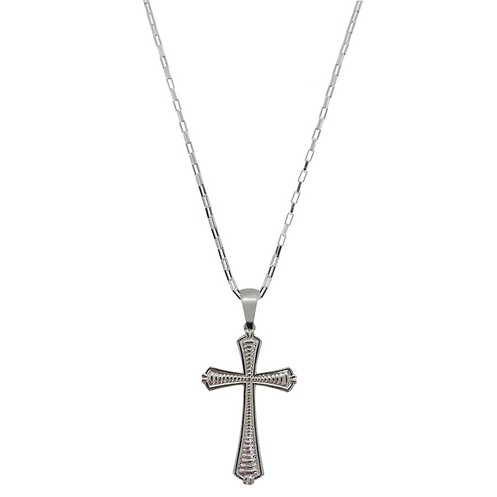 Lantisor argint personalizat cruciulita argint 4129KV550 Dras