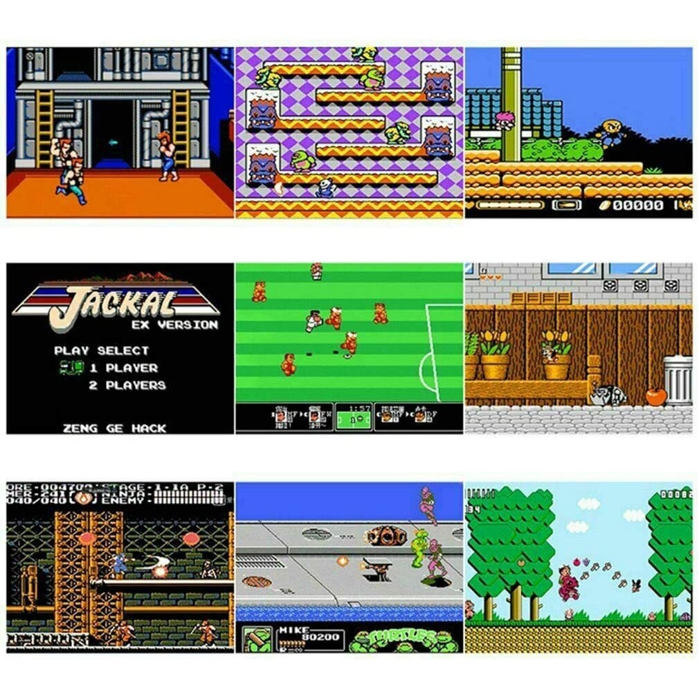 Gameboy cu 400 de jocuri, multiplayer, 2v2, Retro FC, video prezentare, compatibil TV, portabil, retro, negru