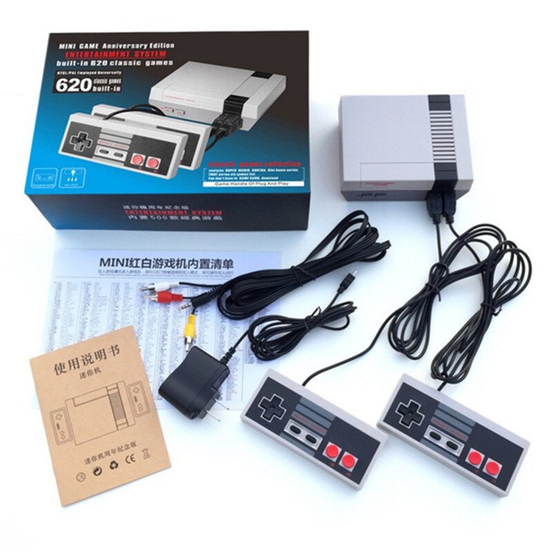 Consola Gaming cu 620 de jocuri, multiplayer, retro, cu cele mai indragite jocuri